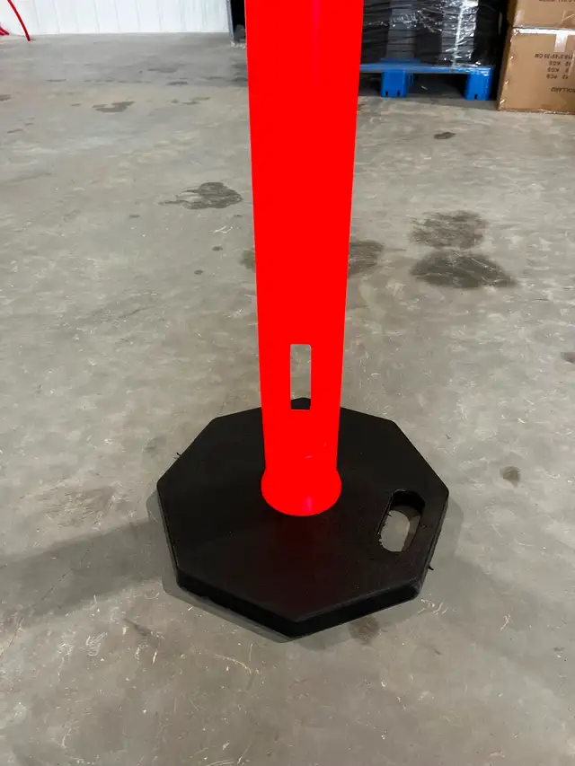 Traffic pylon delineator posts 3 M reflective - Photo 2