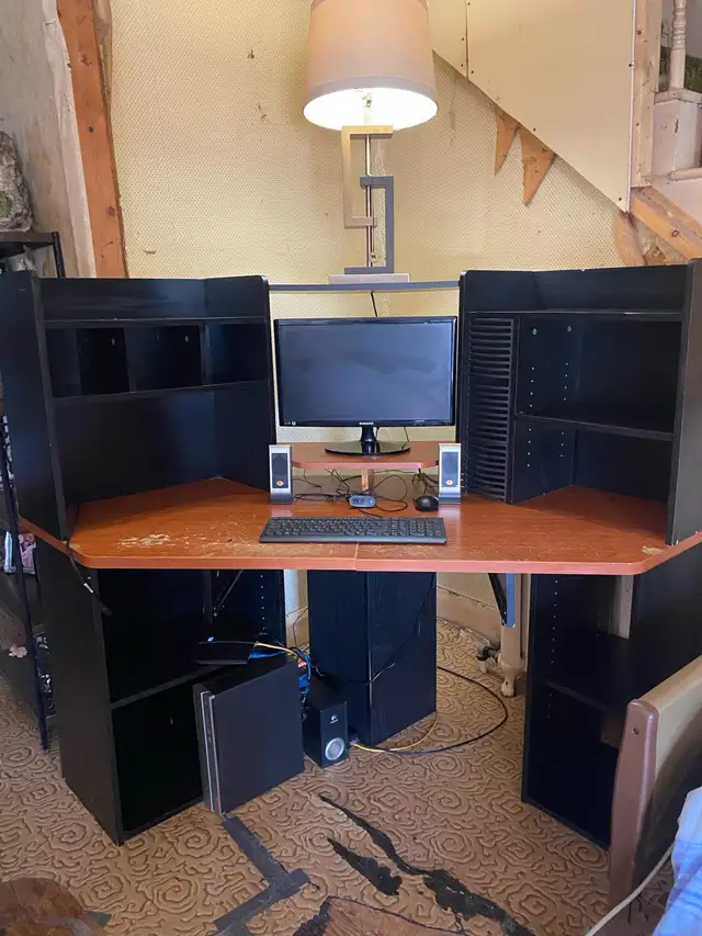 LARGE COMPUTER DESK $100 902-574-8421