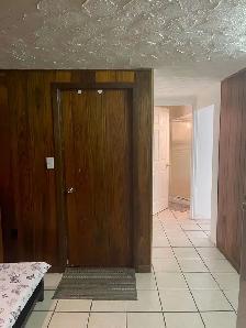 A basement bedroom for rent at Finch/Warden