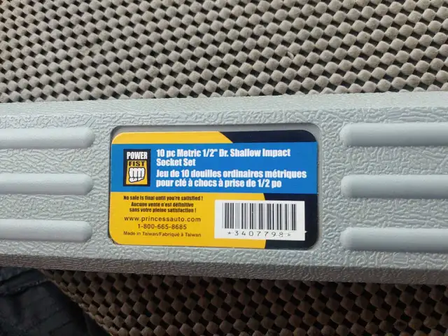 Power Fist Socket Set lifetime warranty - Photo 2