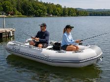 12ft Inflatable Fishing Boat Aluminum Transom special Deal $2100
