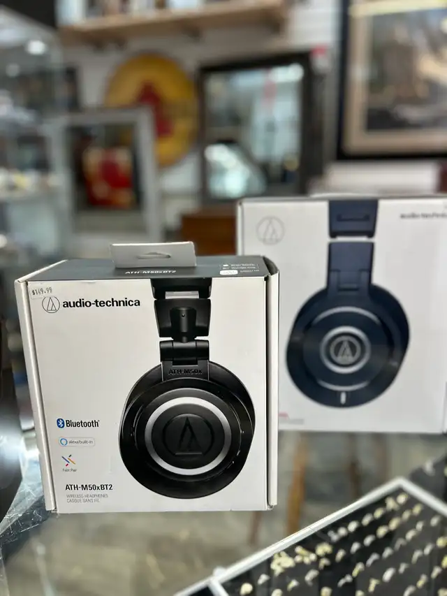 audio Technica Bluetooth headphones