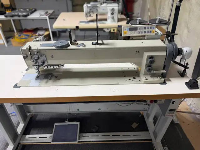 Long Arm Walking Foot Sewing Machine - Full Auto Leather Canvas