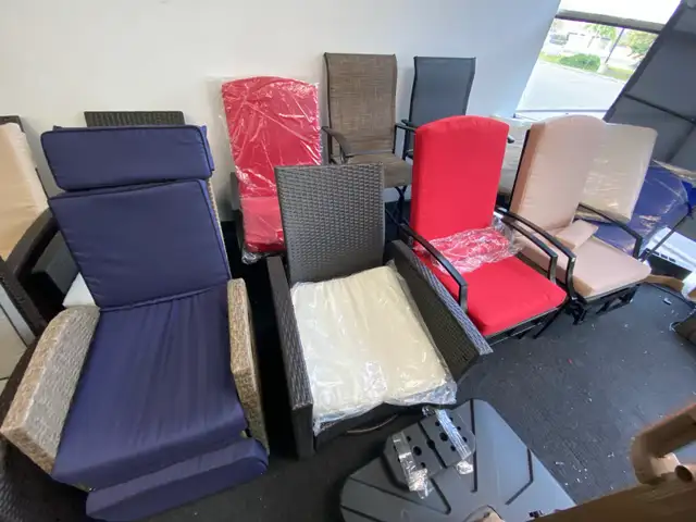 Outdoor PE Wicker Recliner Chairs w/ Cushions - Photo 2