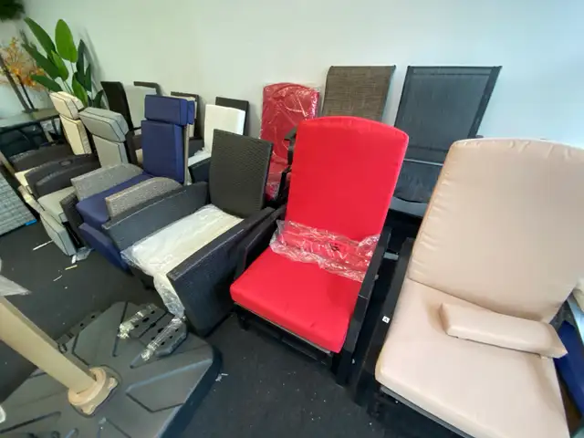 Outdoor PE Wicker Recliner Chairs w/ Cushions - Photo 3
