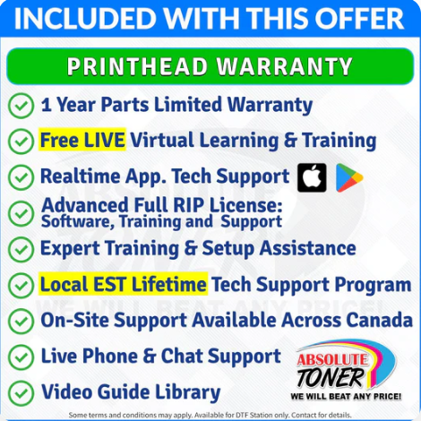 $639/month 9 COLORS Prestige XL3 with 3 Epson i3200 DTF Printer - Photo 5