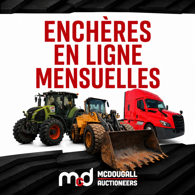 VENTE D'ÉQUIPEMENT RÉGIONALE DU QUÉBEC