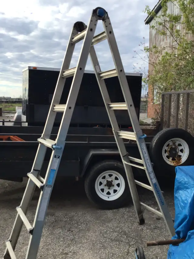 MASTERCRAFT 17 foot, GRADE 1 A, ALUMINIUM MULTI TASK LADDER