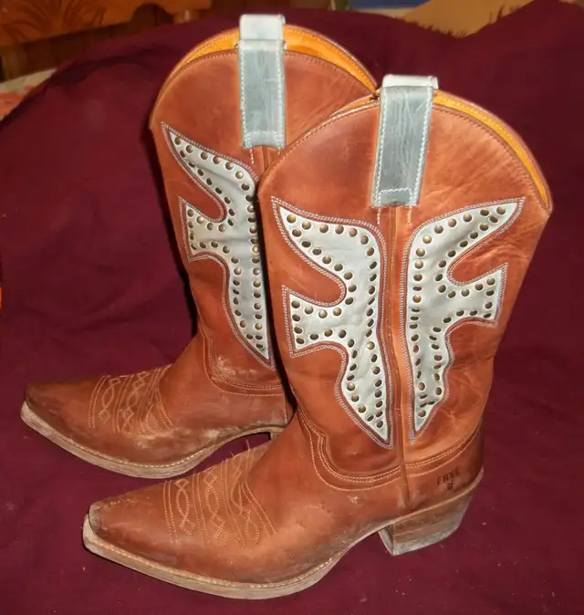 Ladies Cowboy Boots.Frye / Diamond J. Prices in the ad.