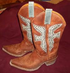 Ladies Cowboy Boots.Frye / Diamond J. Prices in the ad.