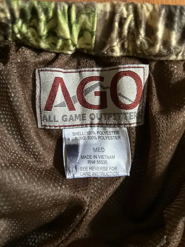 ONE NEW CAMO PANTS MEN'S AGO REALTREESZ. MED. ELASTIC WAIST - Photo 2