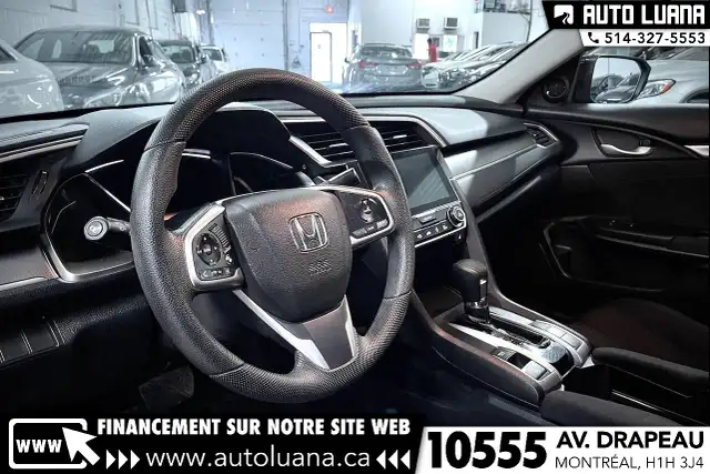 2016 HONDA Civic EX TOIT/CAMERA/ANGLE MORT/MAGS/KEYLESS/72,000km - Photo 16