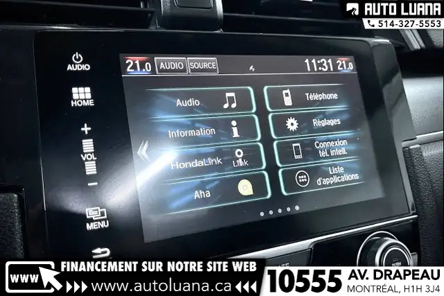 2016 HONDA Civic EX TOIT/CAMERA/ANGLE MORT/MAGS/KEYLESS/72,000km - Photo 29