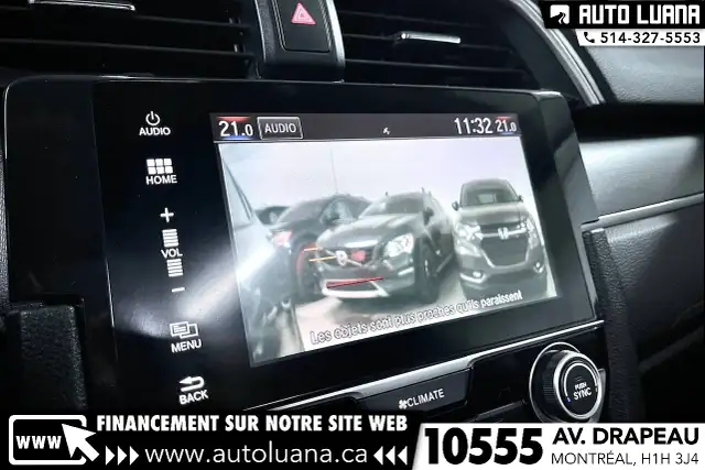 2016 HONDA Civic EX TOIT/CAMERA/ANGLE MORT/MAGS/KEYLESS/72,000km - Photo 30
