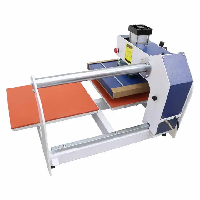 Upper Glide Auto Pneumatic Double Station Heat Press 110501