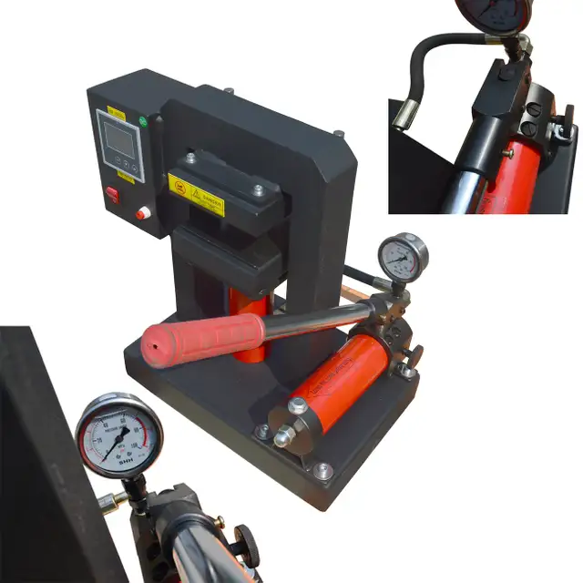 5x5 in 14000 Psi Manual Hydraulic Heat Press Machine 110222 - Photo 4