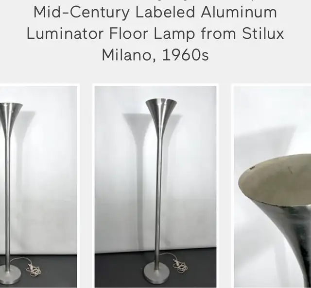 1960’s Mid-Century Aluminum Luminator