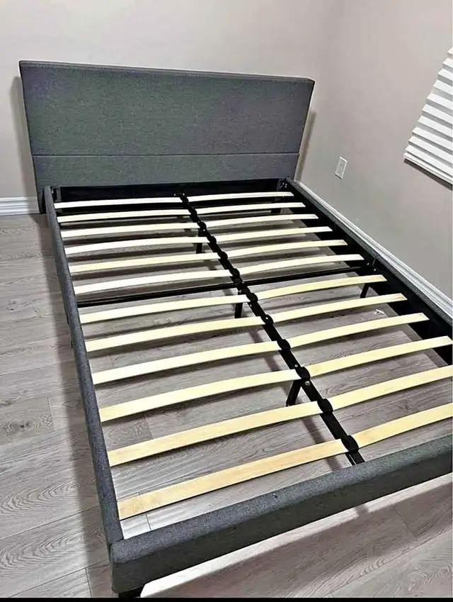 Queen Bed Frame, Modern Full Bed Frame With Strong Support COD - Photo 2