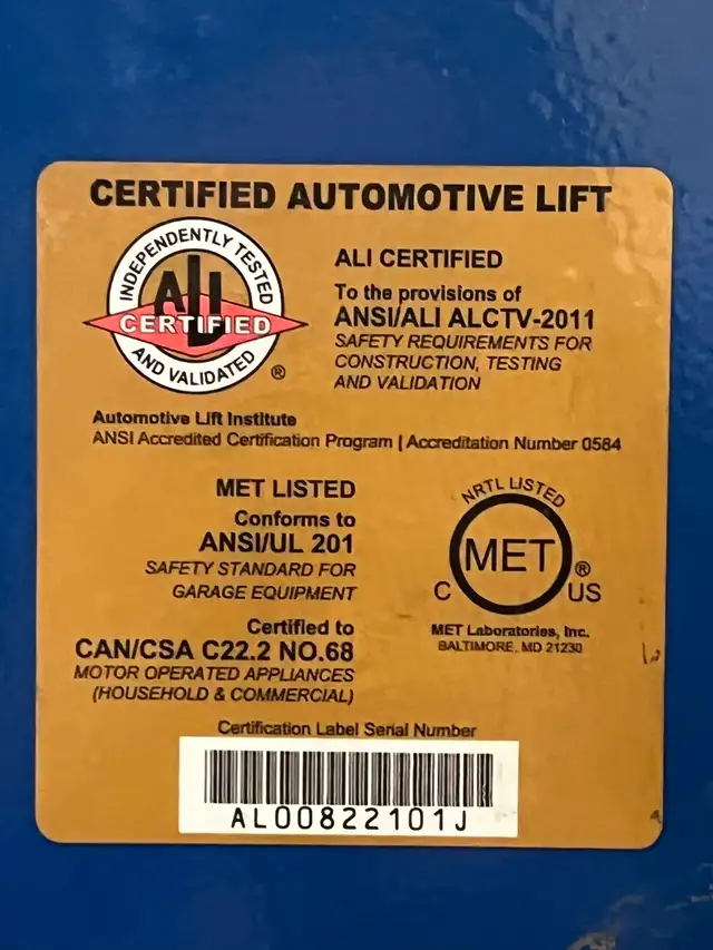 FOR SALE: 'Atlas Apex 12' 12,000 lbs Vehicle Lift - Photo 3