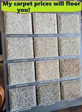 Carpet supply   installation availalble