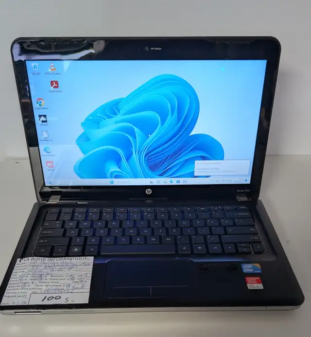 Laptop HP Pavilion dv3 13,3po i3-M350 4Go SSD 120Go Radeon HD 50