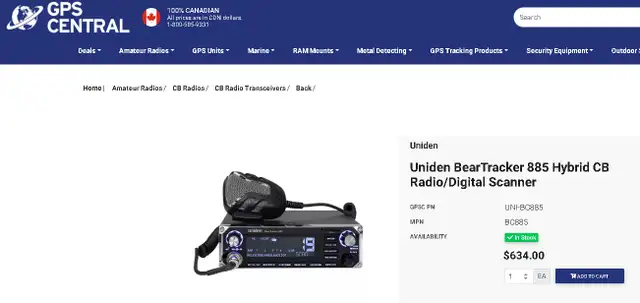 Uniden BearTracker 885 CB Radio   Digital Scanner - Photo 6