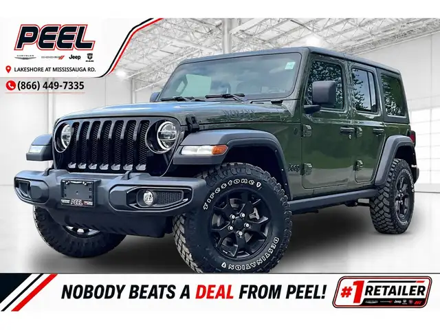 2022 Jeep Wrangler Willys 4Dr 6Spd Manual | Alpine NAV | 4X4