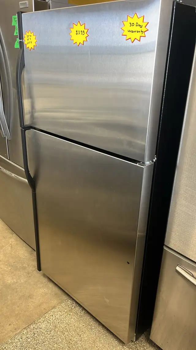 Kenmore 33" Stainless Stell Refrigerator-30-Day Warranty