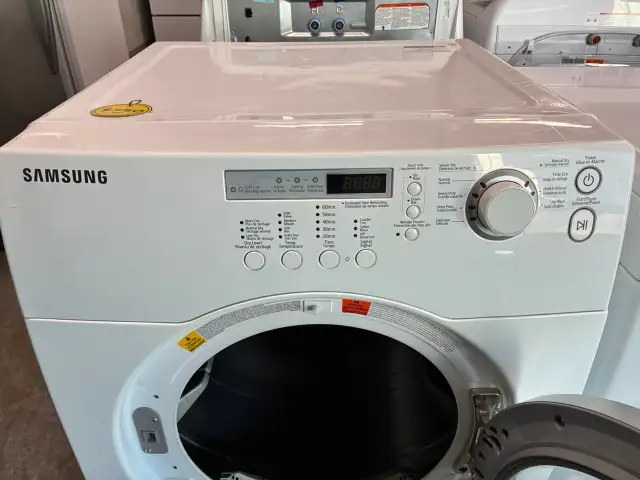 Dryer Front Load Samsung -90-day warranty -Credit Cards accepted
