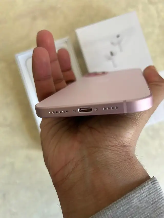 iPhone 15 Plus 128GB Pink 88% batt AirPods Pkg/Delivery - Photo 5