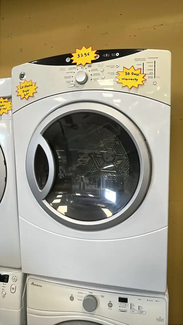 GE 27" Clean Electric Dryer-30-Day Warranty Delivery Available