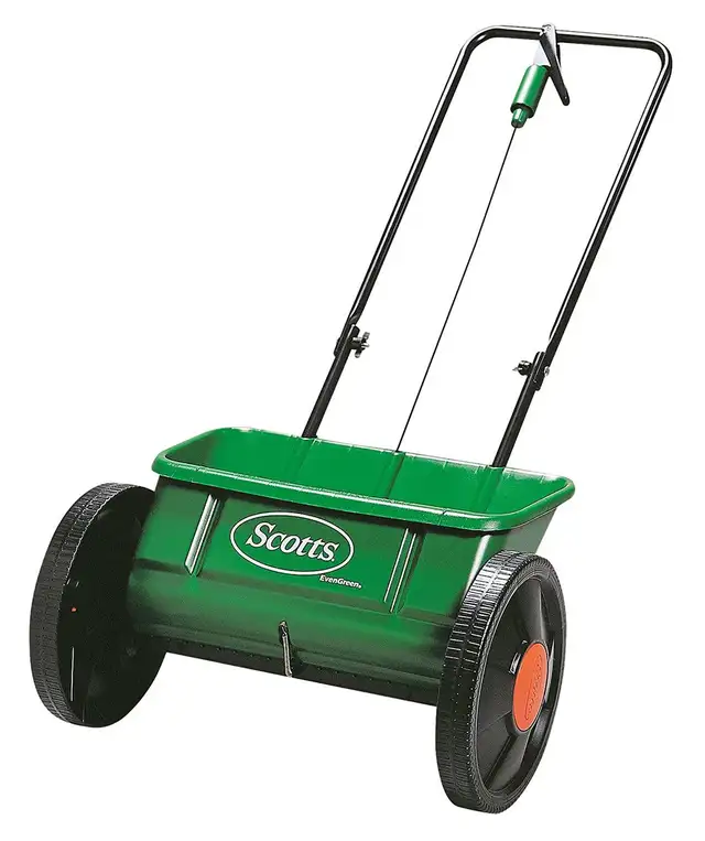 YARD AND GARDEN DROP SPREADER