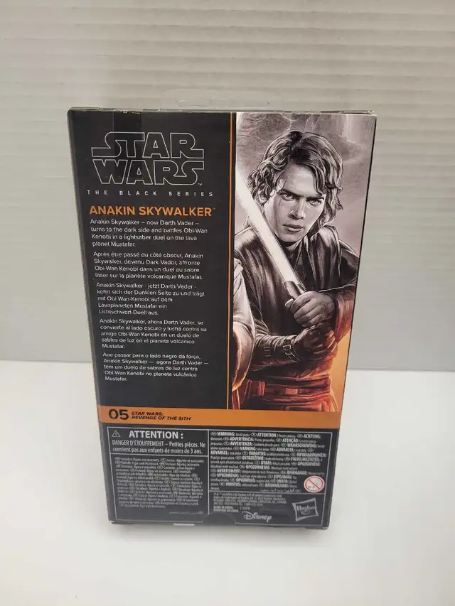 Star Wars Anakin Skywalker Black Series Figure NEW - Photo 2