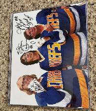 Hanson Brothers Autographed Jersey/2-8' x 10' pictures - Photo 3