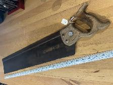 Vintage Stanley & Nicholson 24' steel back miter saws - Photo 4