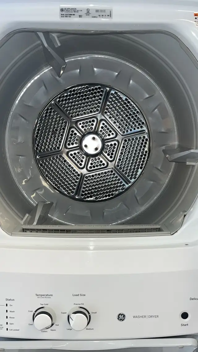 GE Stacked 27" Big Capacity Laundry-30-Day Warranty - Photo 3