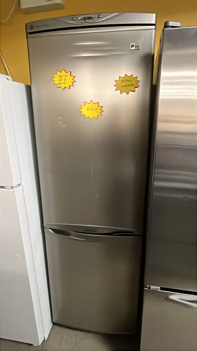 LG 24" Apartment Size 74"H Tall Refrigerator