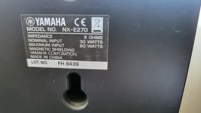Yamaha Subwoofer amplifié - Photo 8