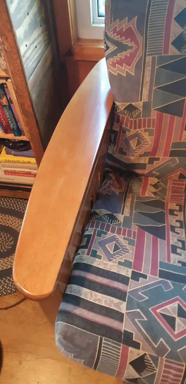 Solid Hardwood Futon  frame and mattress $350 - Photo 5
