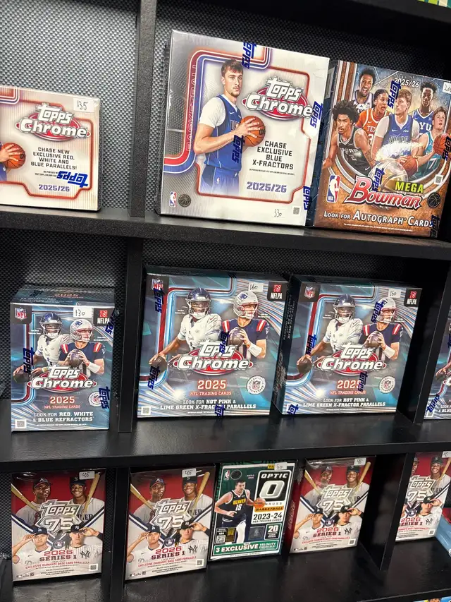 New Unopened Sports Cards Boxes