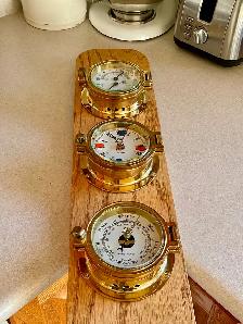 Set of 3, solid brass portal instruments - Photo 5