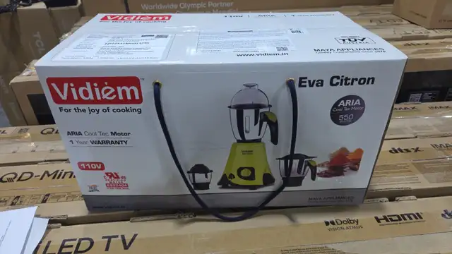 Vidiem Eva Citron 550 Watts Mixer and Grinder