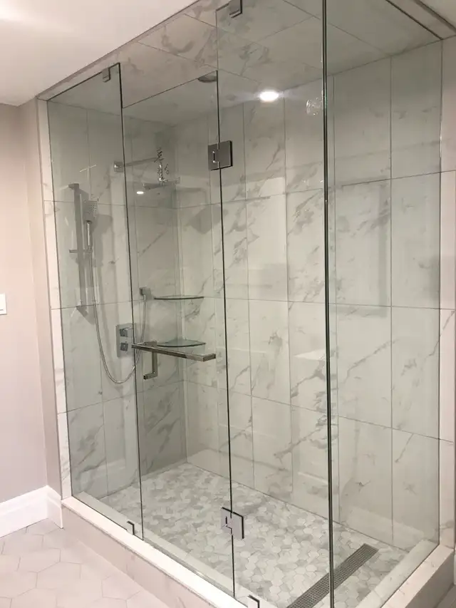 SHOWER GLASS DOORS SHOWER ENCLOSURES GLASS BATHTUB SLIDING GLASS - Photo 5