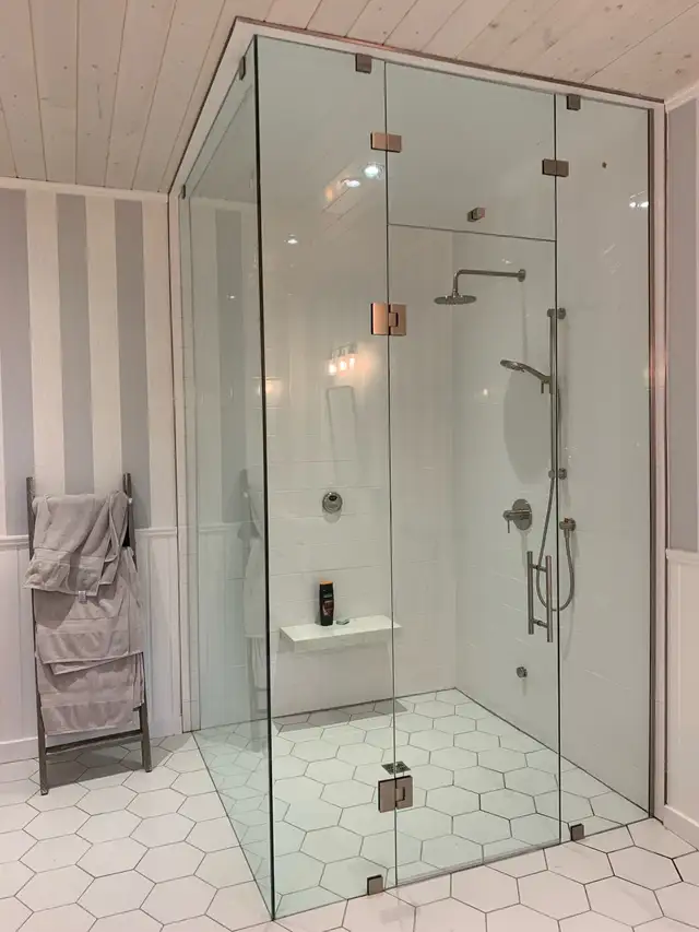 SHOWER GLASS DOORS SHOWER ENCLOSURES GLASS BATHTUB SLIDING GLASS - Photo 10