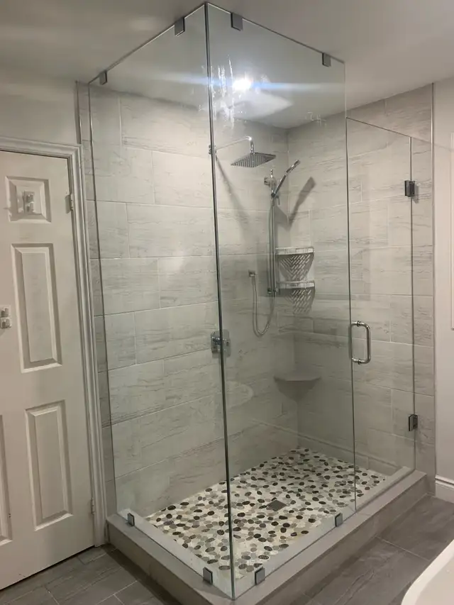 GLASS SHOWER ENCLOSURES DOORS OFFICE GLASS PARTITION RAILING ETC - Photo 4