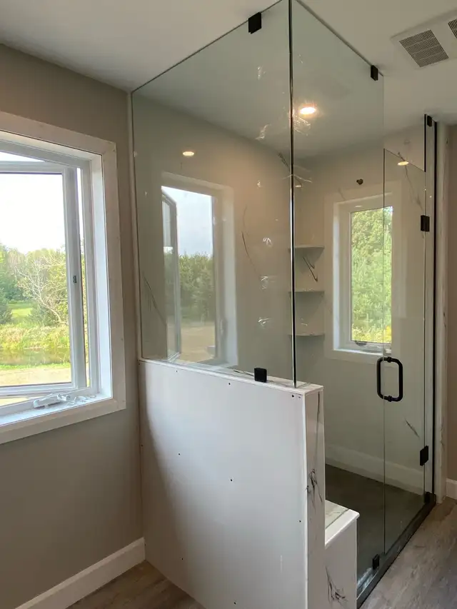 CUSTOM SHOWER GLASS ENCLOSURES SHOWER DOORS BATHTUB GLASS SLIDER - Photo 9