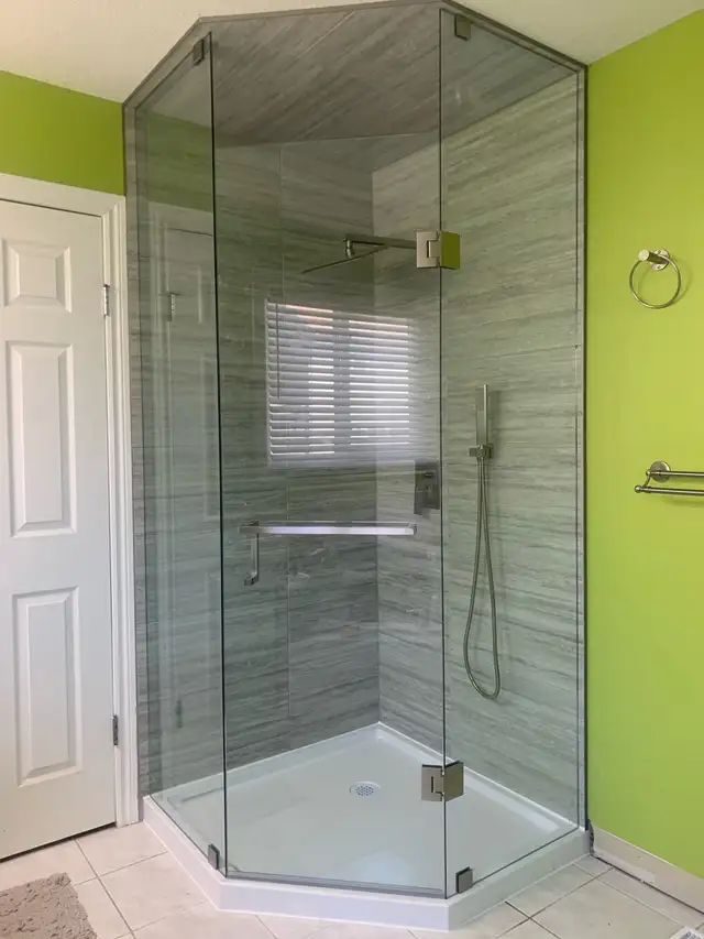 FRAMELESS SHOWER GLASS ENCLOSURES SHOWER DOORS GLASS PARTITIONS - Photo 6