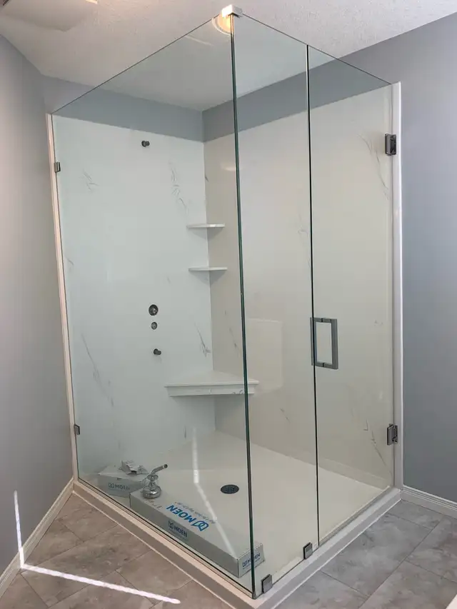 FRAMELESS SHOWER GLASS ENCLOSURES SHOWER DOORS GLASS PARTITIONS - Photo 9