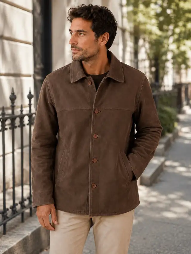 Men’s Premium Brown Leather Jacket