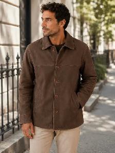 Men’s Premium Brown Leather Jacket